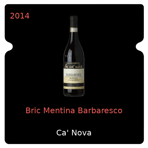 Ca' Nova Bric Mentina Barbaresco 2014