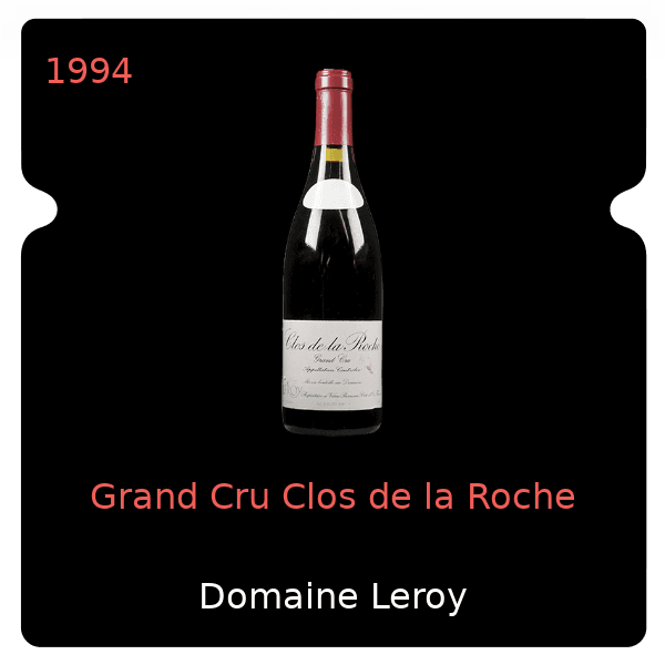Leroy Grand Cru Clos de la Roche 1994