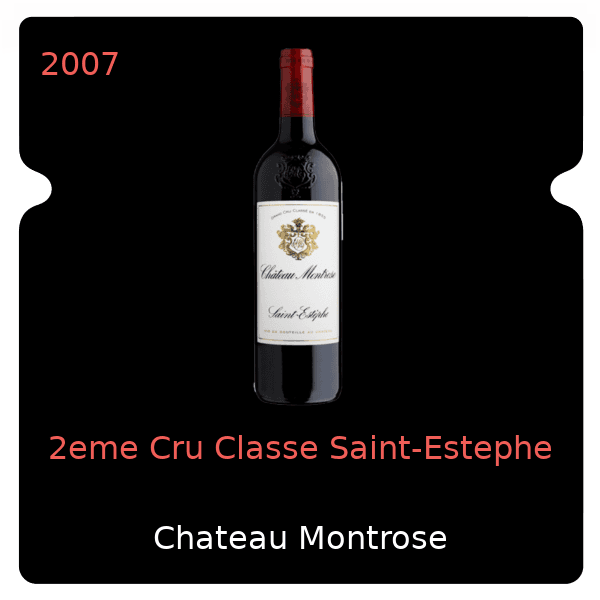 Montrose 2eme Cru Classe Saint-Estephe 2007