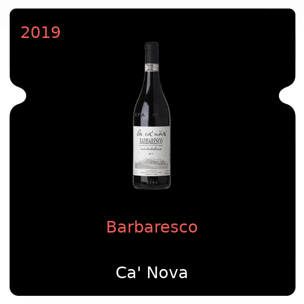 Ca' Nova Barbaresco 2019