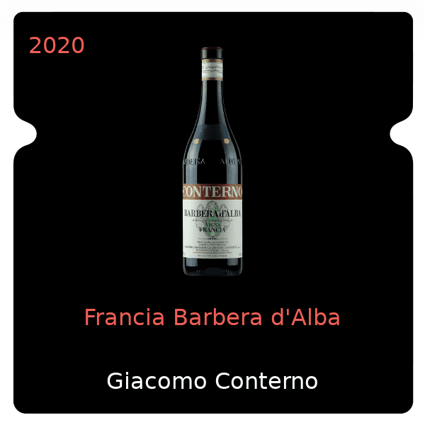 Giacomo Conterno Francia Barbera d'Alba 2020