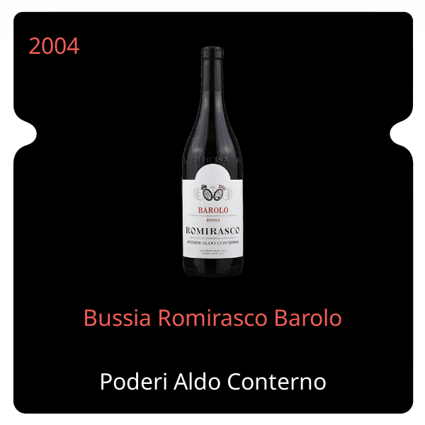 Aldo Conterno Bussia Romirasco Barolo 2004
