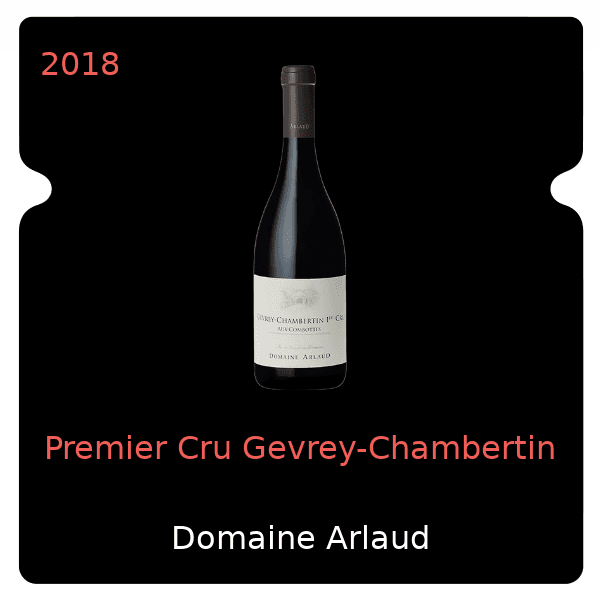 Arlaud Premier Cru Gevrey-Chambertin 2018