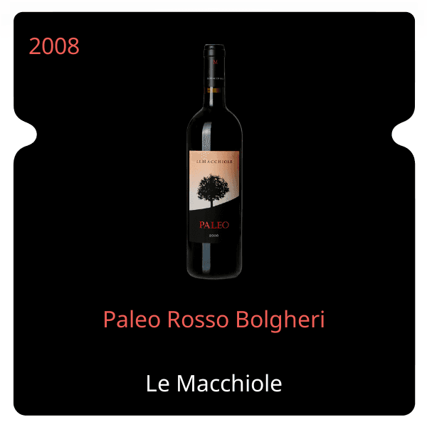 Macchiole Paleo Rosso Bolgheri 2008