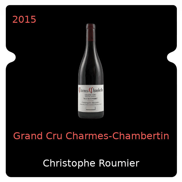 Christophe Roumier Grand Cru Charmes-Chambertin 2015