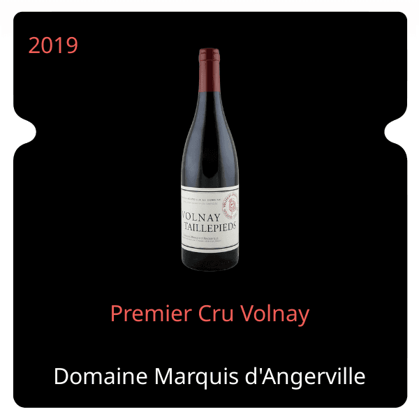 Marquis d'Angerville Premier Cru Volnay 2019