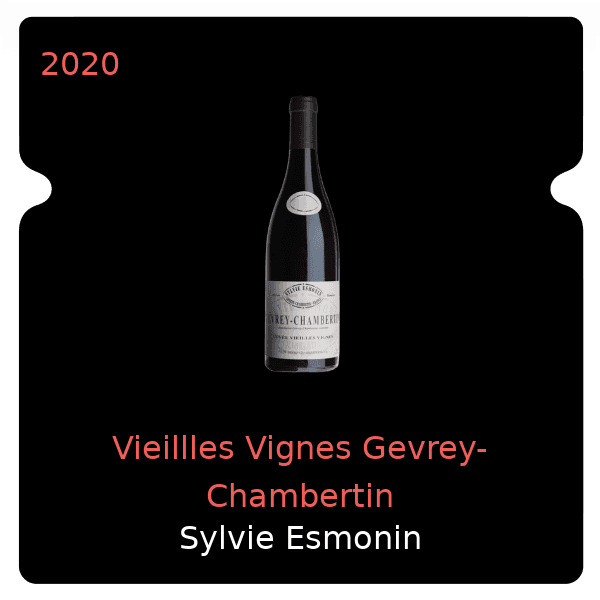 Sylvie Esmonin Vieillles Vignes Gevrey-Chambertin 2020