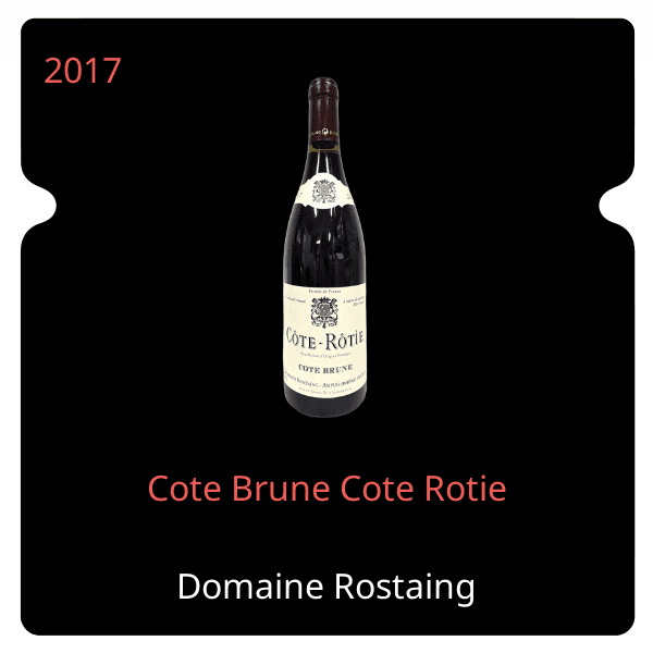 Rostaing Cote Brune Cote Rotie 2017