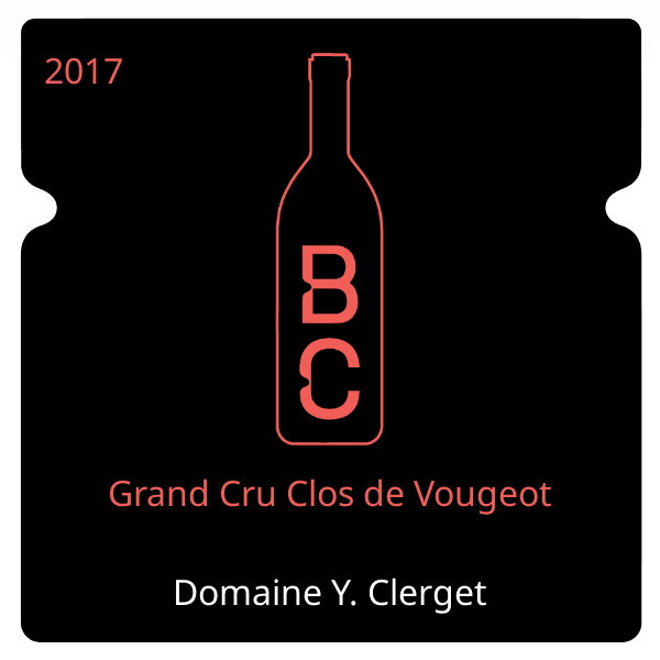 Y. Clerget Grand Cru Clos de Vougeot 2017
