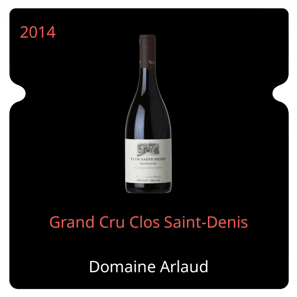 Arlaud Grand Cru Clos Saint-Denis 2014