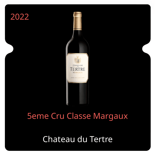 Tertre 5eme Cru Classe Margaux 2022