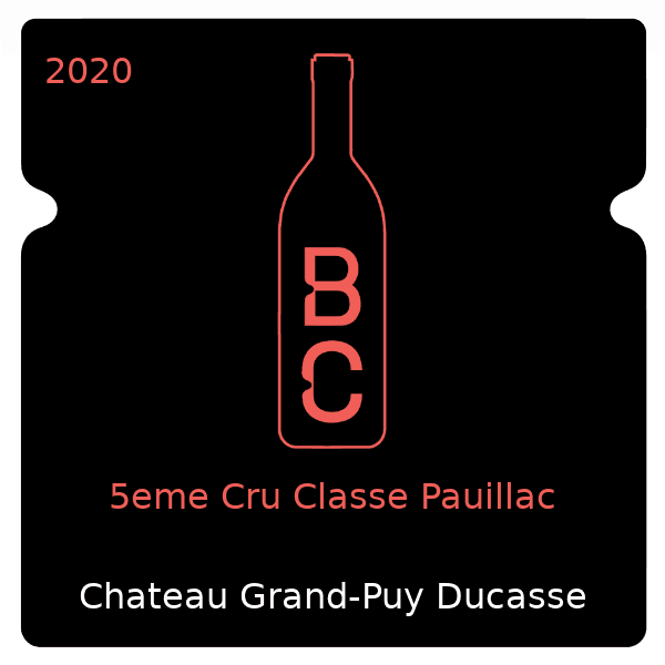 Grand-Puy Ducasse 5eme Cru Classe Pauillac 2020