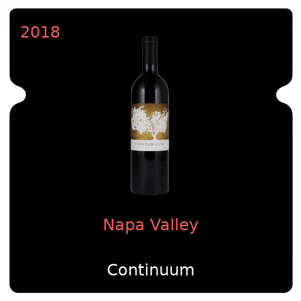 Continuum Napa Valley 2018