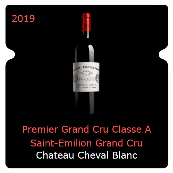 Cheval Blanc Premier Grand Cru Classe A Saint-Emilion Grand Cru 2019