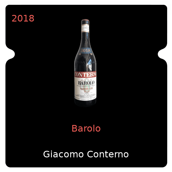 Giacomo Conterno Barolo 2018