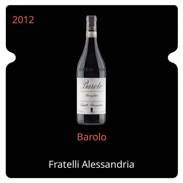 Fratelli Alessandria Barolo 2012