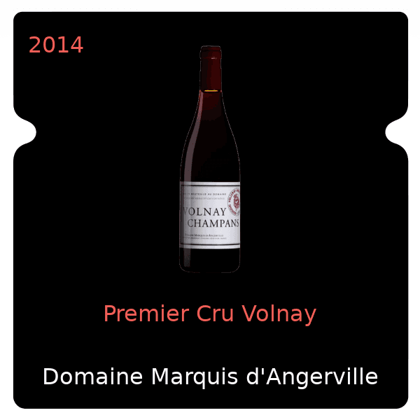 Marquis d'Angerville Premier Cru Volnay 2014
