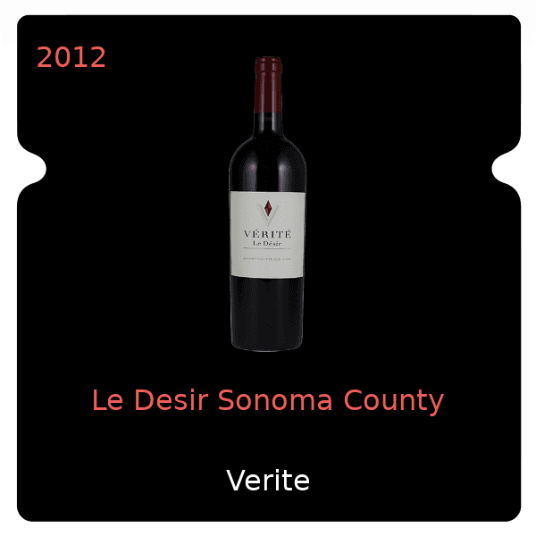 Verite Le Desir Sonoma County 2012