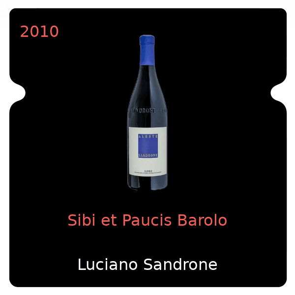 Luciano Sandrone Sibi et Paucis Barolo 2010