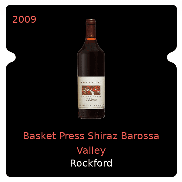 Rockford Basket Press Shiraz Barossa Valley 2009