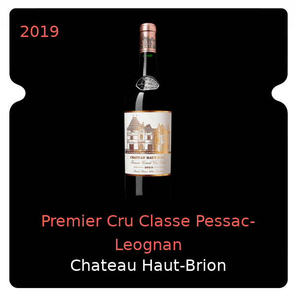 Haut-Brion Premier Cru Classe Pessac-Leognan 2019