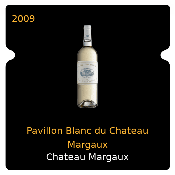 Margaux Pavillon Blanc du Chateau Margaux 2009