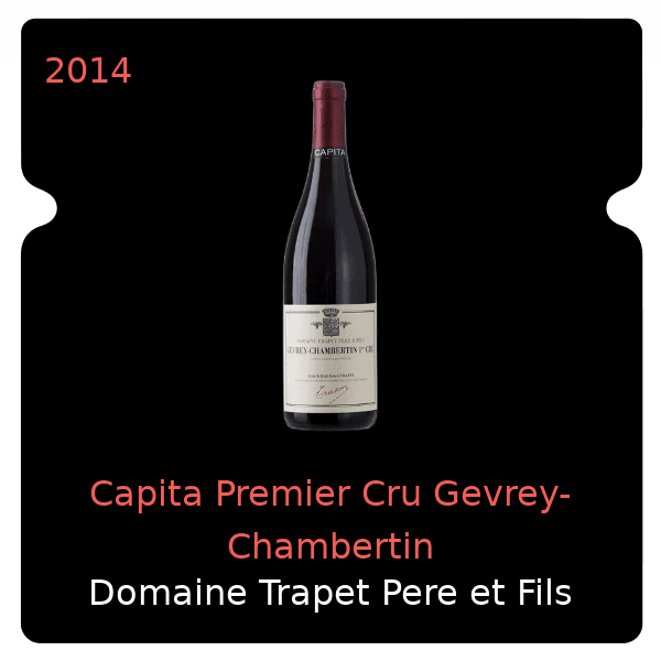 Trapet Pere et Fils Capita Premier Cru Gevrey-Chambertin 2014