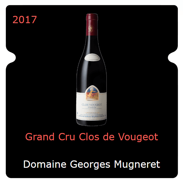 Georges Mugneret Gibourg Grand Cru Clos de Vougeot 2017