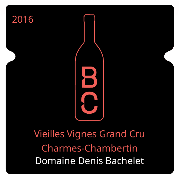 Denis Bachelet Vieilles Vignes Grand Cru Charmes-Chambertin 2016