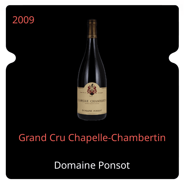 Ponsot Grand Cru Chapelle-Chambertin 2009