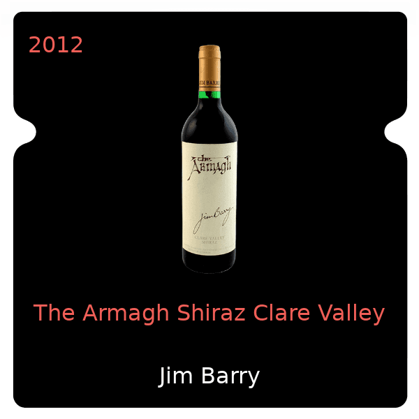 Jim Barry The Armagh Shiraz Clare Valley 2012