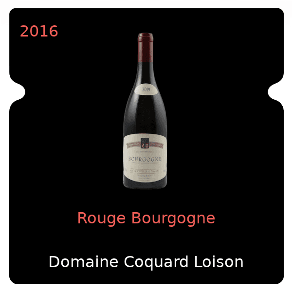 Coquard Loison Fleurot Rouge Bourgogne 2016