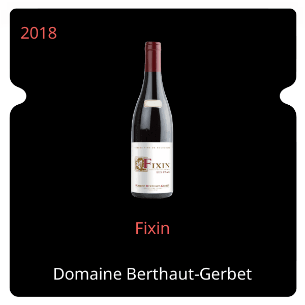 Berthaut-Gerbet Fixin 2018