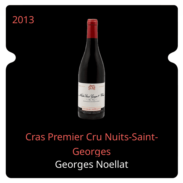 Georges Noellat Cras Premier Cru Nuits-Saint-Georges 2013