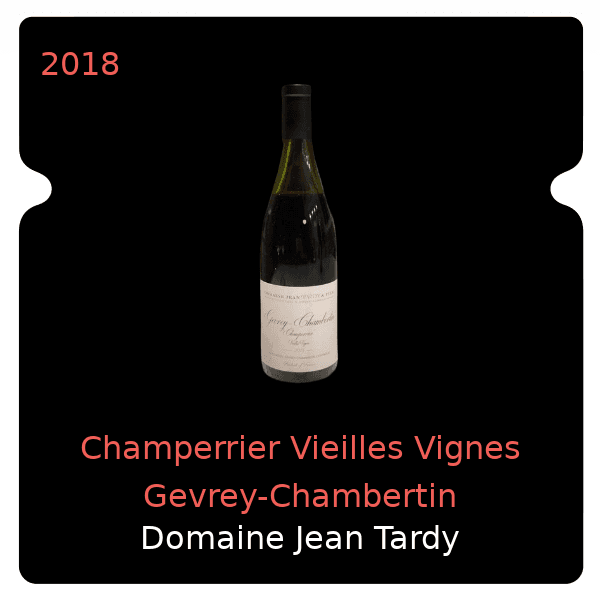 Jean Tardy Champerrier Vieilles Vignes Gevrey-Chambertin 2018