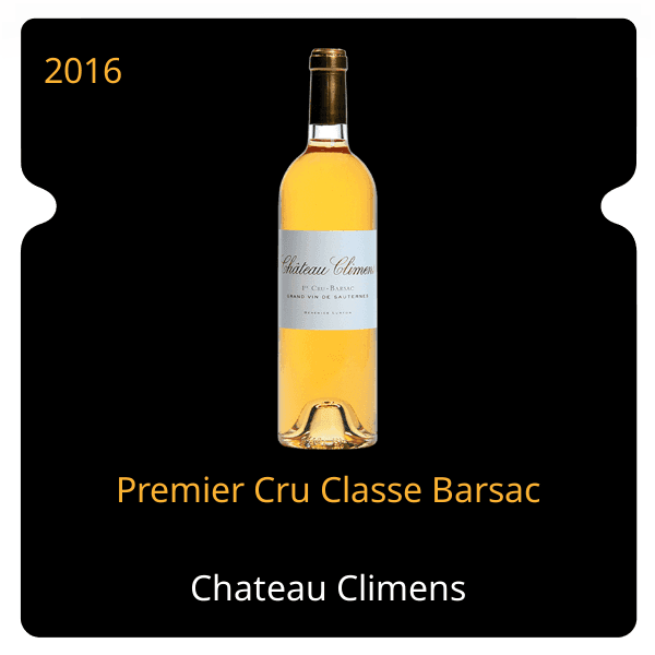 Climens Premier Cru Classe Barsac 2016