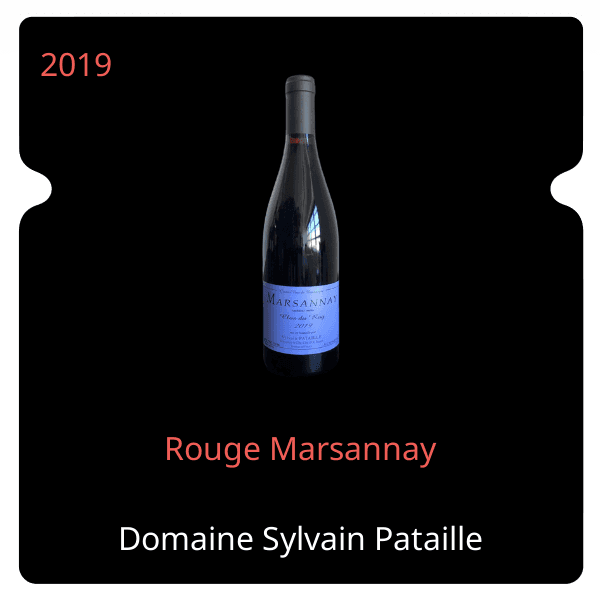 Sylvain Pataille Rouge Marsannay 2019