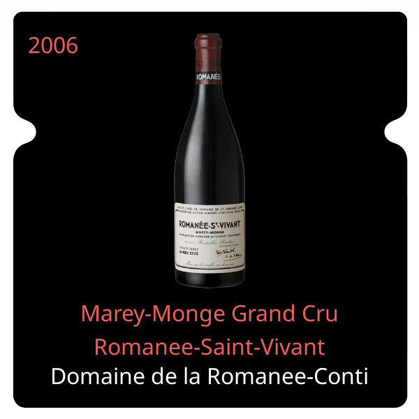 Romanee-Conti Marey-Monge Grand Cru Romanee-Saint-Vivant 2006
