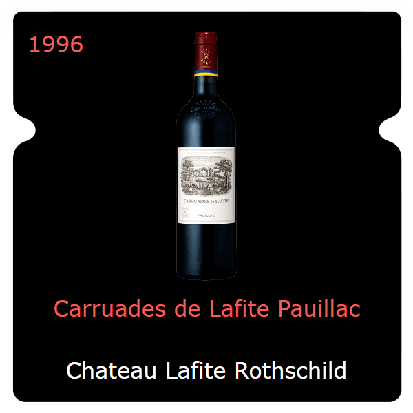 Lafite Rothschild Carruades de Lafite Pauillac 1996