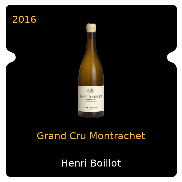 Henri Boillot Grand Cru Montrachet 2016