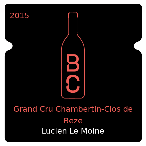 Lucien Le Moine Grand Cru Chambertin-Clos de Beze 2015
