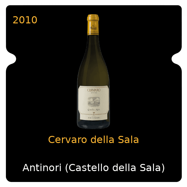 Antinori (Castello della Sala) Cervaro della Sala 2010