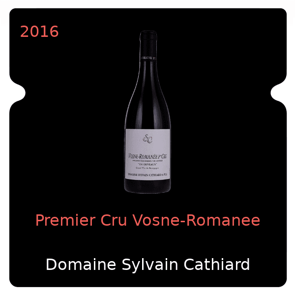 Sylvain Cathiard Premier Cru Vosne-Romanee 2016