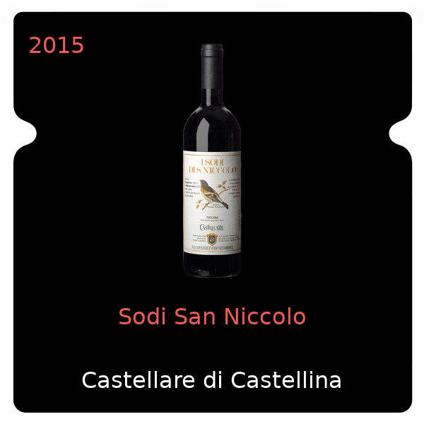 Castellare di Castellina Sodi San Niccolo 2015