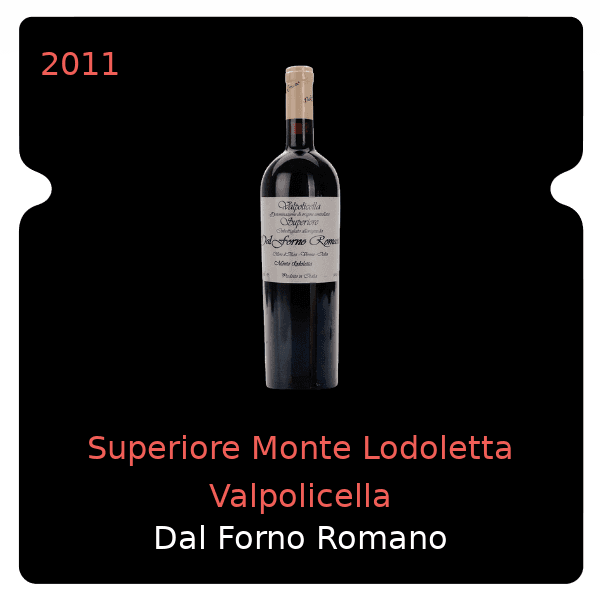 Dal Forno Romano Superiore Monte Lodoletta Valpolicella 2011