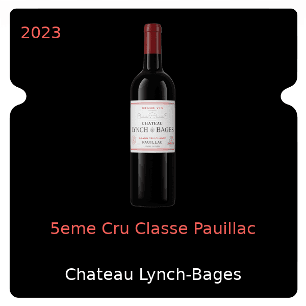 Lynch-Bages 5eme Cru Classe Pauillac 2023