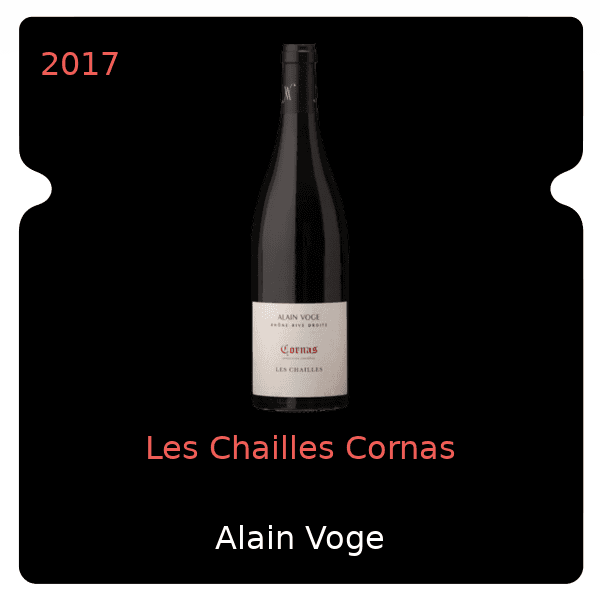 Alain Voge Les Chailles Cornas 2017