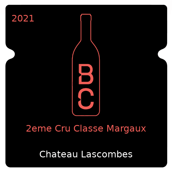 Lascombes 2eme Cru Classe Margaux 2021
