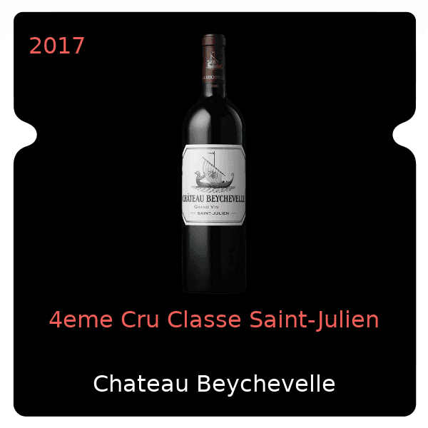 Beychevelle 4eme Cru Classe Saint-Julien 2017