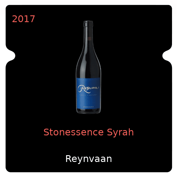 Reynvaan Stonessence Syrah 2017
